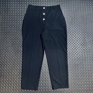 Zara women’s high waisted black trousers